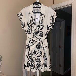 NWT ZARA LINEN DRESS